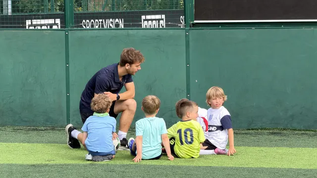 Children training at a Konevych FDC session